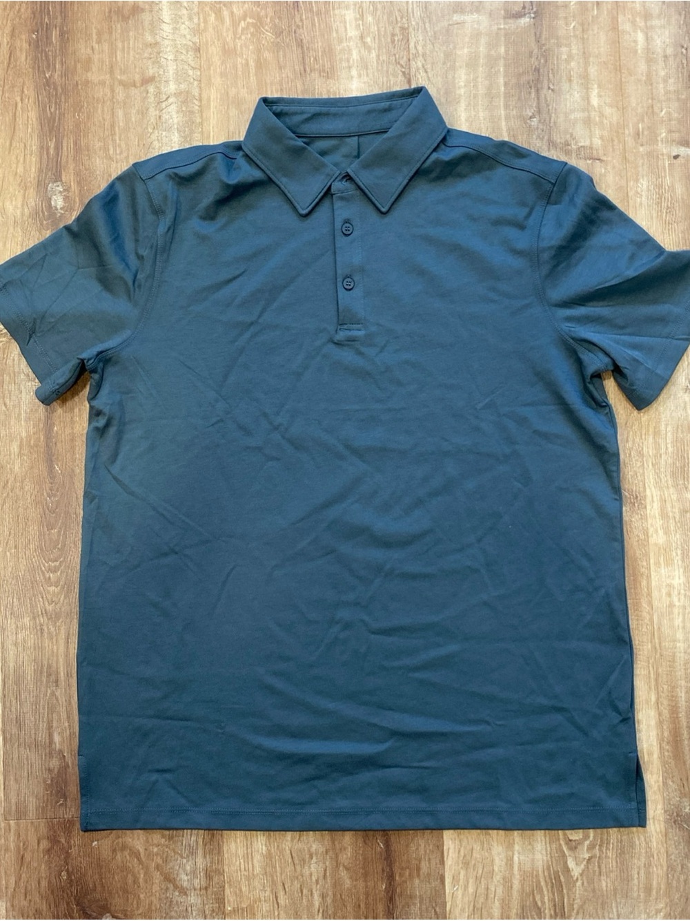 Jack Archer Polo Shirt Mens LargeTech Charcoal Gray Cotton Nylon Short Sleeve